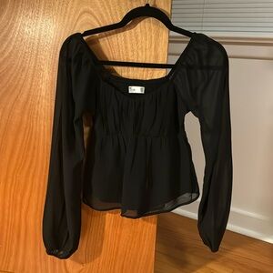 BOGO FREE! Hollister black blouse worn 1X - size XS